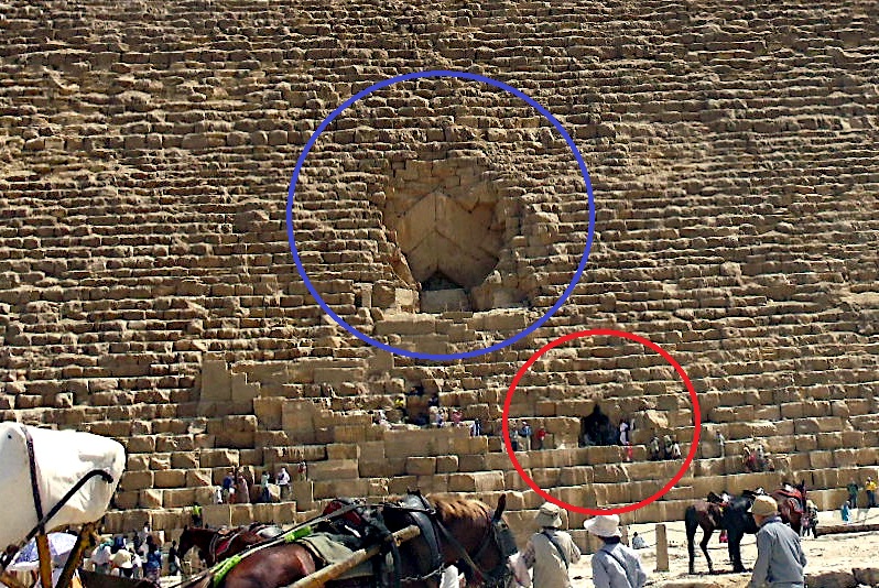 ギザの三大ピラミッドの内部
